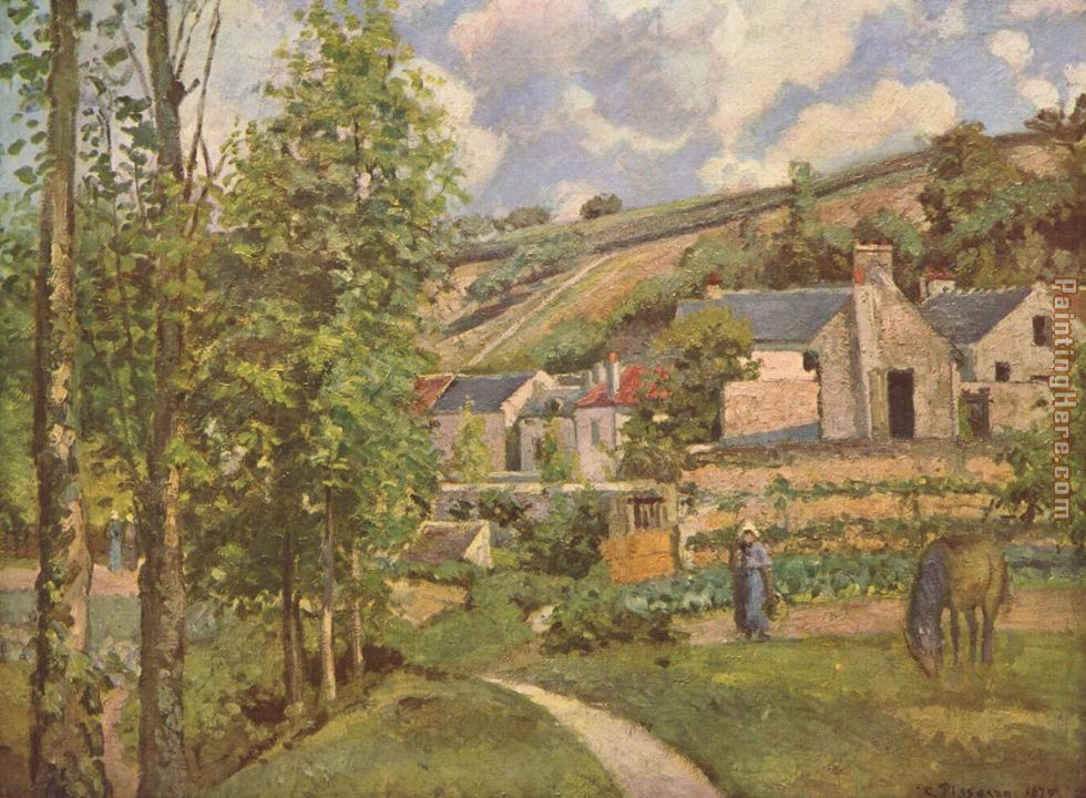 Camille Pissarro Paysage pres de Pontoise 1874